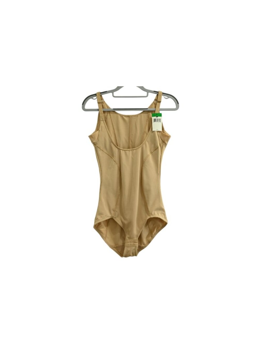NWT Maidenform Open Bust Tummy Control Shapewear Bodysuit Sz L Nude FL2656